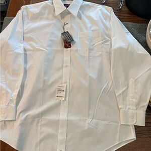 NWT Nordstrom Classic White Dress Shirt 100% Cotten